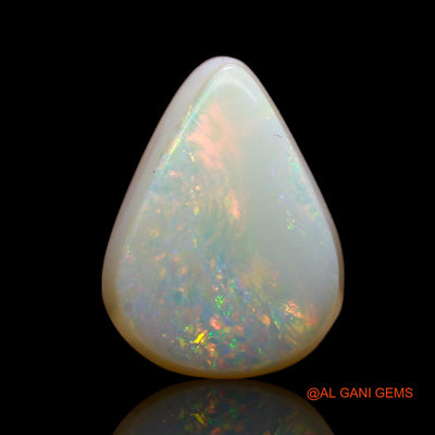 Natural Untreated Doublet Opal Loose Gemstone Pear Cabochon From Australia 2.00 Cts 10x8x4 mm D-258