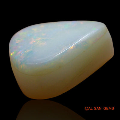 Natural Untreated Doublet Opal Loose Gemstone Pear Cabochon From Australia 2.00 Cts 10x8x4 mm D-258