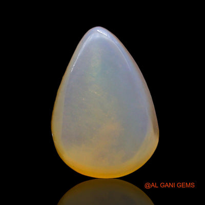 Natural Doublet Opal Gemstone 2.00 Cts Loose Pear Cabochon From Australia 10x7x5 mm D-259