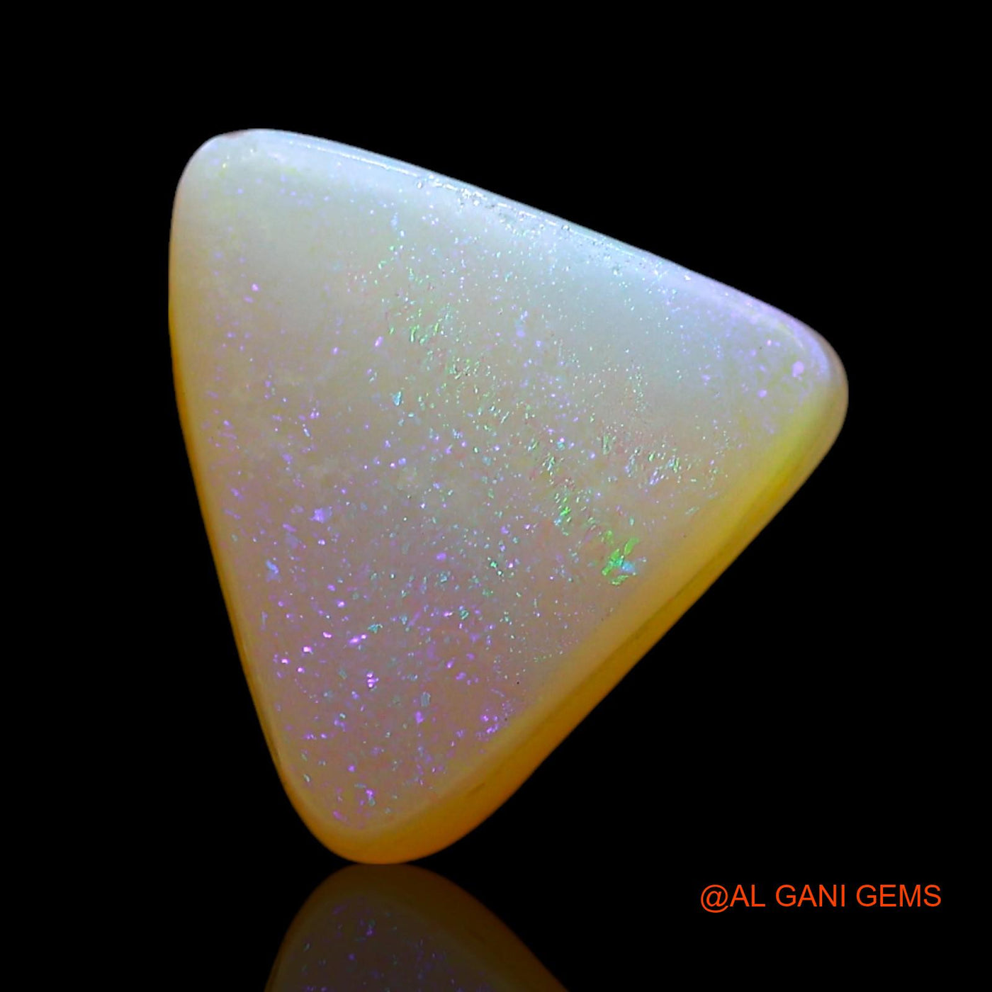 Natural Untreated Doublet Opal Loose Gemstone Trillion Cabochon From Australia 2.00 Cts 9x8x5 mm D-260