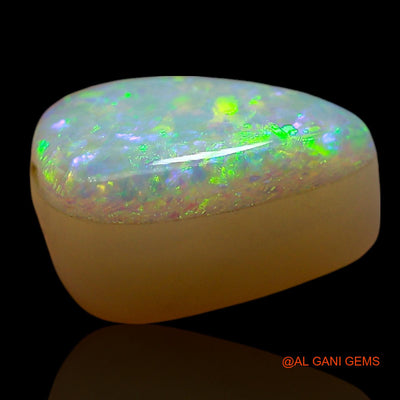 2.00 Cts Natural Australian Doublet Opal Loose Gemstone Pear Cabochon 10x7x5 mm D-261