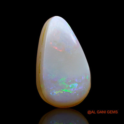 Natural Doublet Opal Gemstone 2.00 Cts Loose Pear Cabochon From Australia 10x6x4 mm D-262