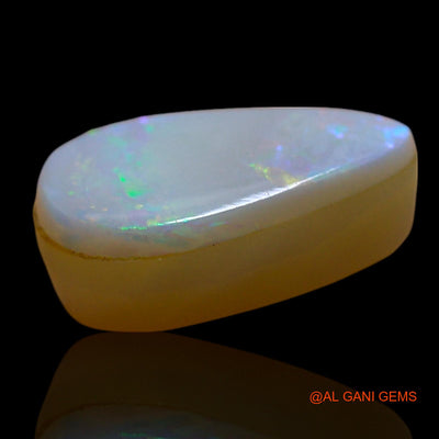 Natural Doublet Opal Gemstone 2.00 Cts Loose Pear Cabochon From Australia 10x6x4 mm D-262
