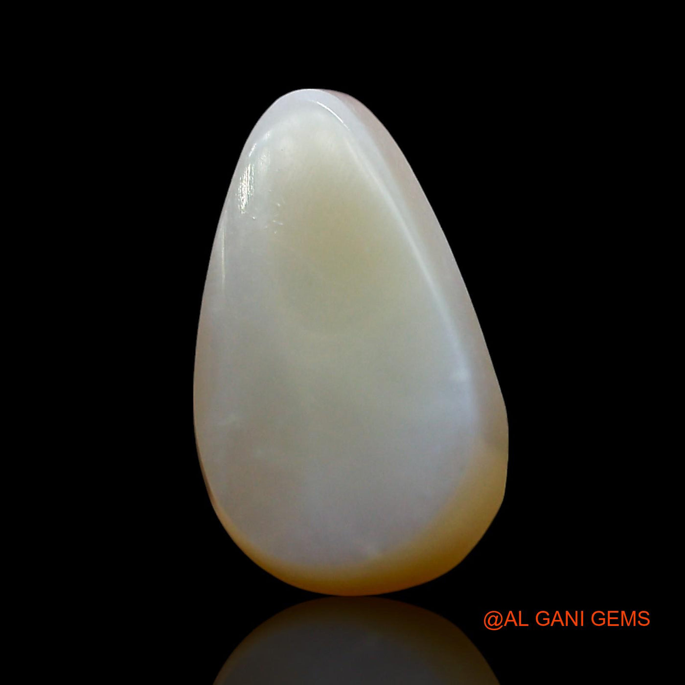 Natural Doublet Opal Gemstone 2.00 Cts Loose Pear Cabochon From Australia 10x6x4 mm D-262