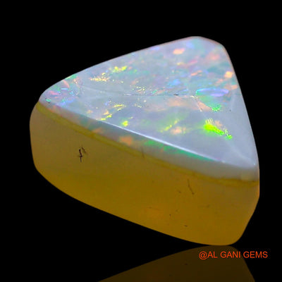 Natural Doublet Opal Gemstone 1.00 Cts Loose Trillion Cabochon From Australia 8x8x4 mm D-263