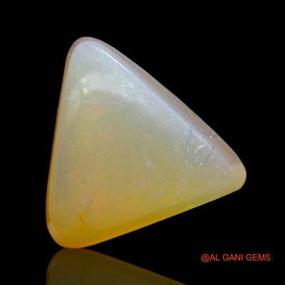 Natural Doublet Opal Gemstone 1.00 Cts Loose Trillion Cabochon From Australia 8x8x4 mm D-263