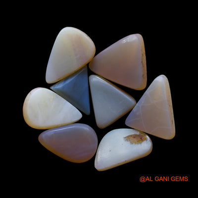 8 Pcs 31.00 Cts Natural Australian Doublet Opal Loose Gemstone Mix Cabochon Wholesale Lot 9X10X4 TO 12X13X5 MM D-267