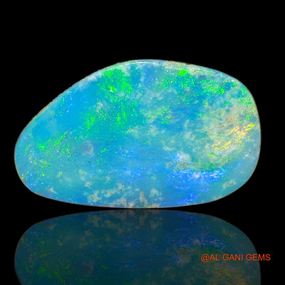 Lab-Created Doublet Opal Gemstone 4.65 Cts Loose Fancy Cabochon From Australia 16x10x3 mm D-30