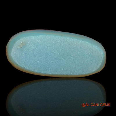 Lab-Created Doublet Opal Gemstone 6.20 Cts Loose Oval Cabochon From Australia 18x8x5 mm D-35