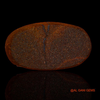 Lab-Created Doublet Opal Gemstone 6.90 Cts Loose Oval Cabochon From Australia 18x9x3 mm D-36