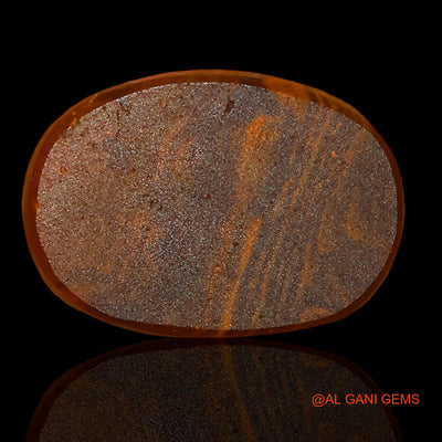 Lab-Created Untreated Doublet Opal Loose Gemstone Oval Cabochon From Australia 7.55 Cts 16x11x3 mm D-39