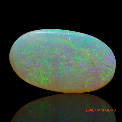 9.05 Cts Lab-Created Australian Doublet Opal Loose Gemstone Oval Cabochon 17x10x6 mm D-3