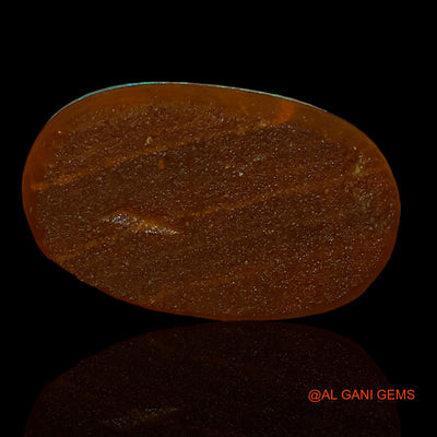 Lab-Created Doublet Opal Gemstone 6.95 Cts Loose Oval Cabochon From Australia 17x10x4 mm D-40