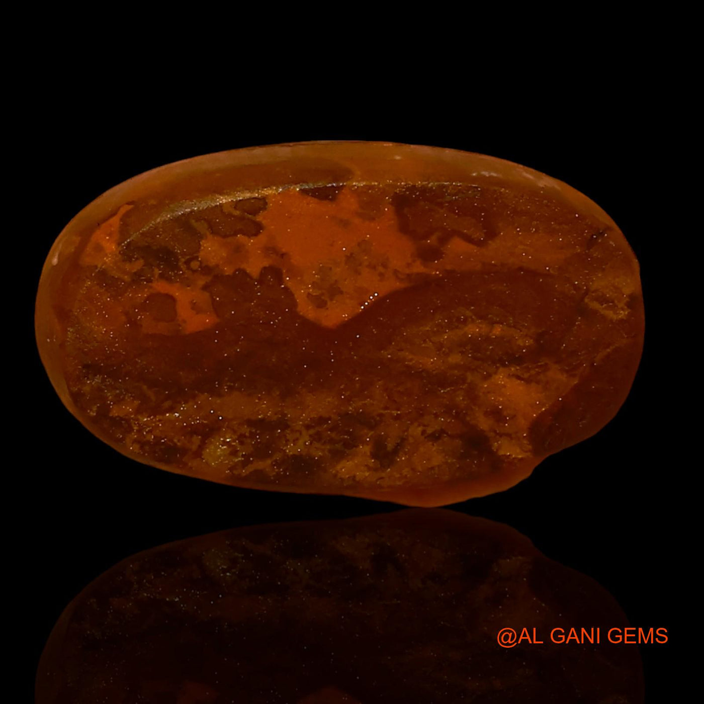 6.80 Cts Lab-Created Australian Doublet Opal Loose Gemstone Oval Cabochon 17x9x4 mm D-41