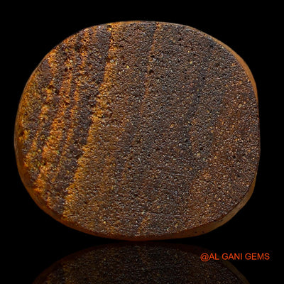 Lab-Created Untreated Doublet Opal Loose Gemstone Oval Cabochon From Australia 7.65 Cts 12x11x4 mm D-44