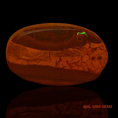5.73 Cts Lab-Created Australian Doublet Opal Loose Gemstone Oval Cabochon 15x9x3 mm D-46
