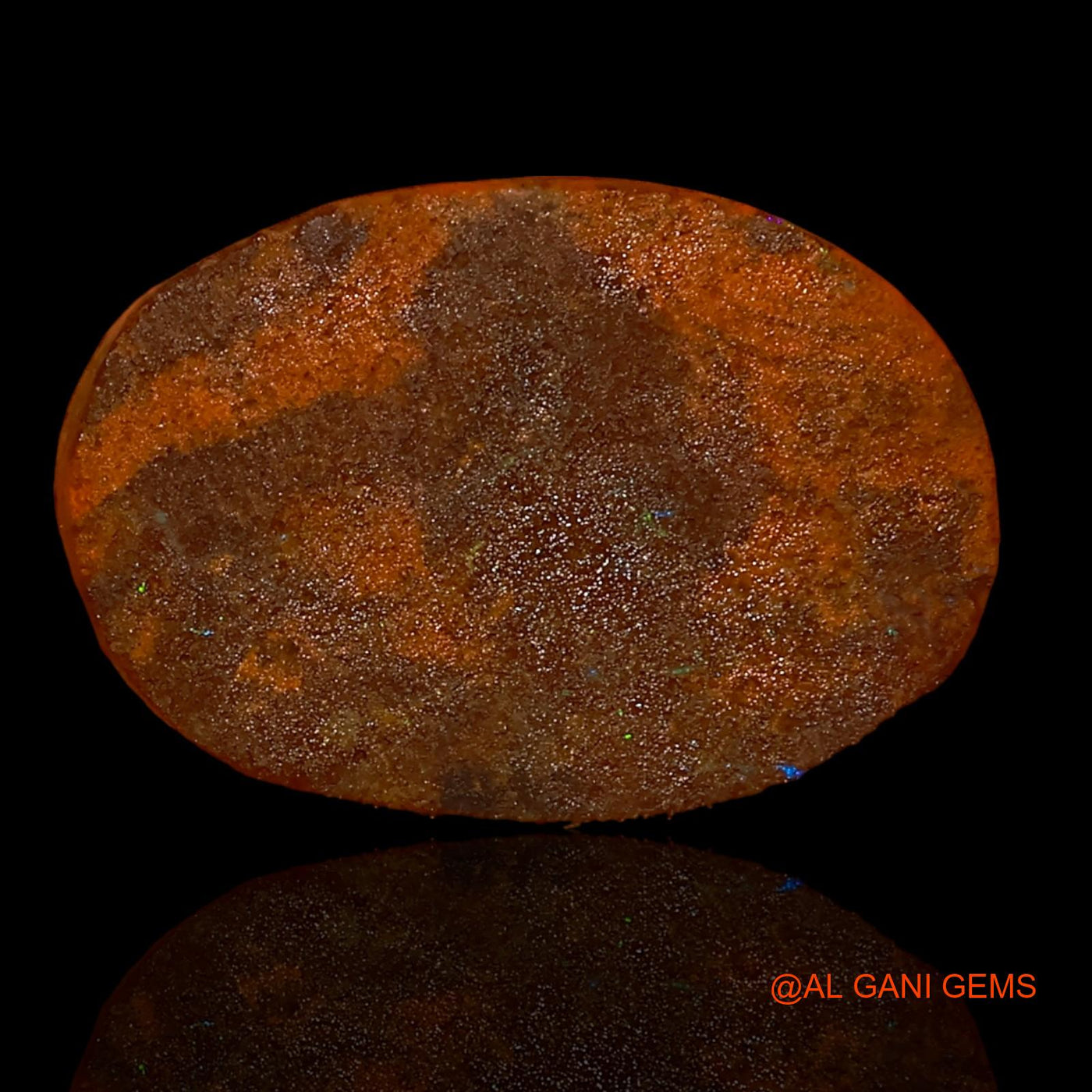 6.85 Cts Lab-Created Australian Doublet Opal Loose Gemstone Oval Cabochon 15x10x4 mm D-50