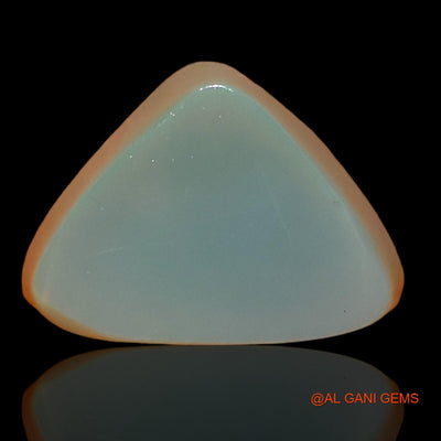 5.00 Cts Lab-Created Australian Doublet Opal Loose Gemstone Trillion Cabochon 12x9x6 mm D-51