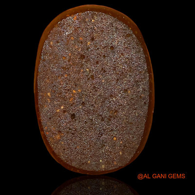 7.00 Cts Lab-Created Australian Doublet Opal Loose Gemstone Oval Cabochon 14x10x4 mm D-53