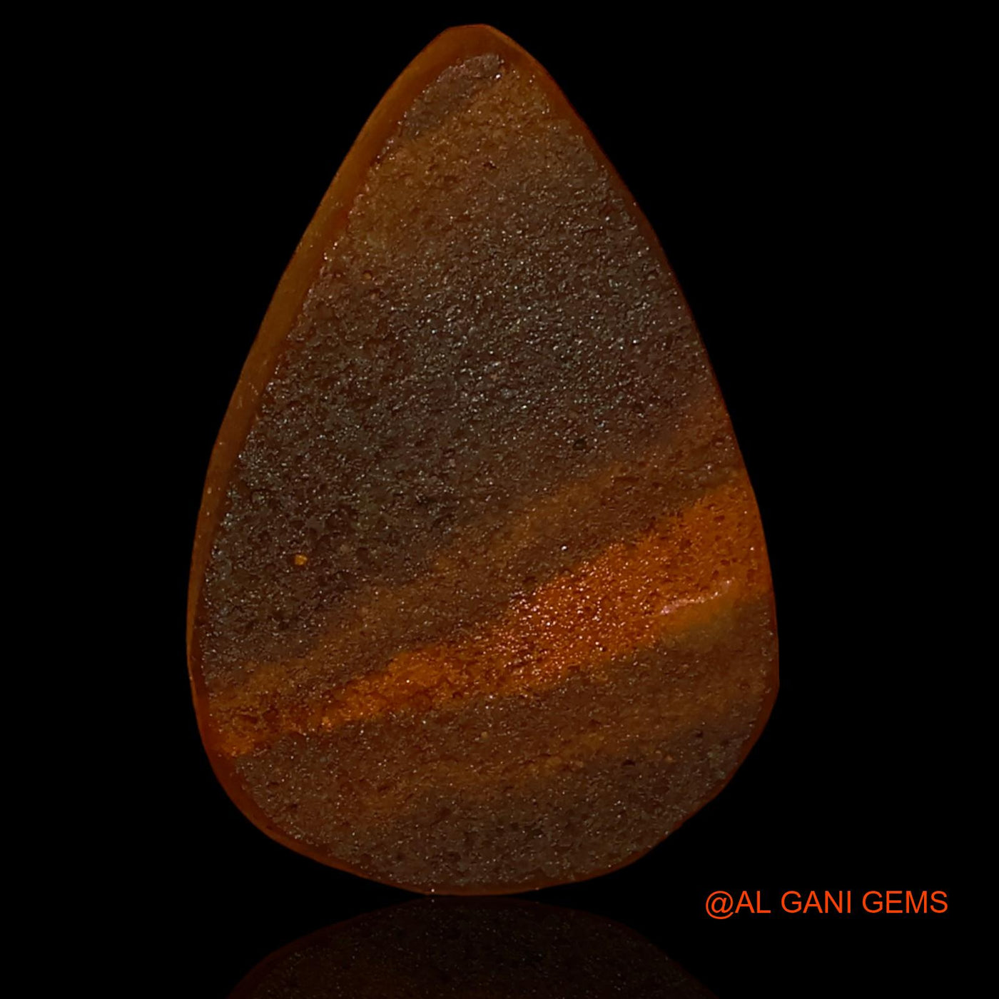 Lab-Created Doublet Opal Gemstone 5.40 Cts Loose Pear Cabochon From Australia 16x10x3 mm D-54