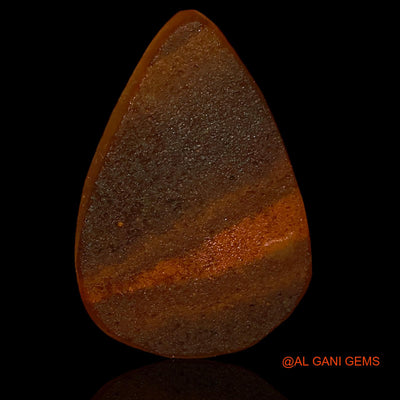 Lab-Created Doublet Opal Gemstone 5.40 Cts Loose Pear Cabochon From Australia 16x10x3 mm D-54
