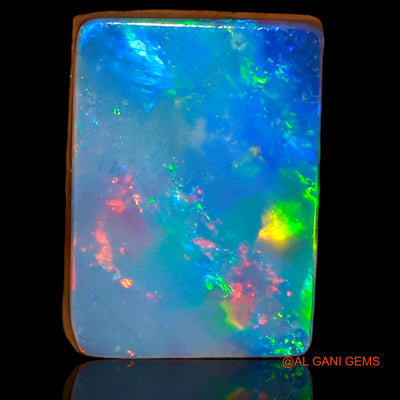 5.00 Cts Unheated Australian Doublet Opal Loose Gemstone Square Cabochon Lab-Created 14x8x4 mm D-57