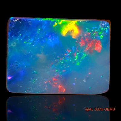 5.00 Cts Unheated Australian Doublet Opal Loose Gemstone Square Cabochon Lab-Created 14x8x4 mm D-57