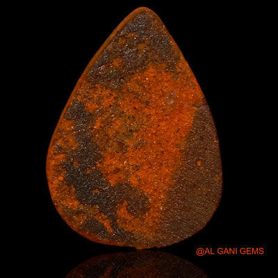 4.00 Cts Lab-Created Australian Doublet Opal Loose Gemstone Pear Cabochon 13x9x4 mm D-61