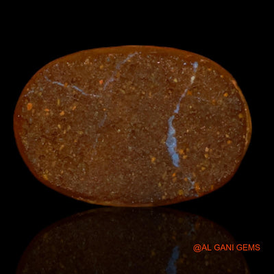 Lab-Created Doublet Opal Gemstone 3.60 Cts Loose Oval Cabochon From Australia 12x8x3 mm D-64