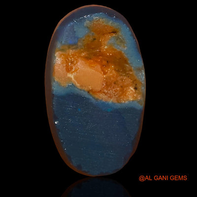 2.40 Cts Unheated Australian Doublet Opal Loose Gemstone Oval Cabochon Lab-Created 13x7x3 mm D-65