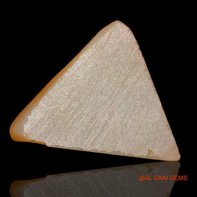 1.90 Cts Lab-Created Australian Doublet Opal Loose Gemstone Trillion Cabochon 9x9x3 mm D-69
