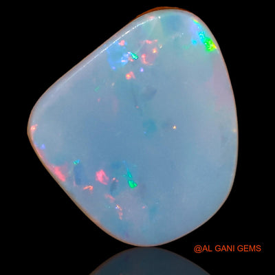 3.40 Cts Lab-Created Australian Doublet Opal Loose Gemstone Fancy Cabochon 10x10x3 mm D-70