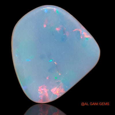 3.40 Cts Lab-Created Australian Doublet Opal Loose Gemstone Fancy Cabochon 10x10x3 mm D-70