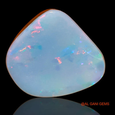3.40 Cts Lab-Created Australian Doublet Opal Loose Gemstone Fancy Cabochon 10x10x3 mm D-70