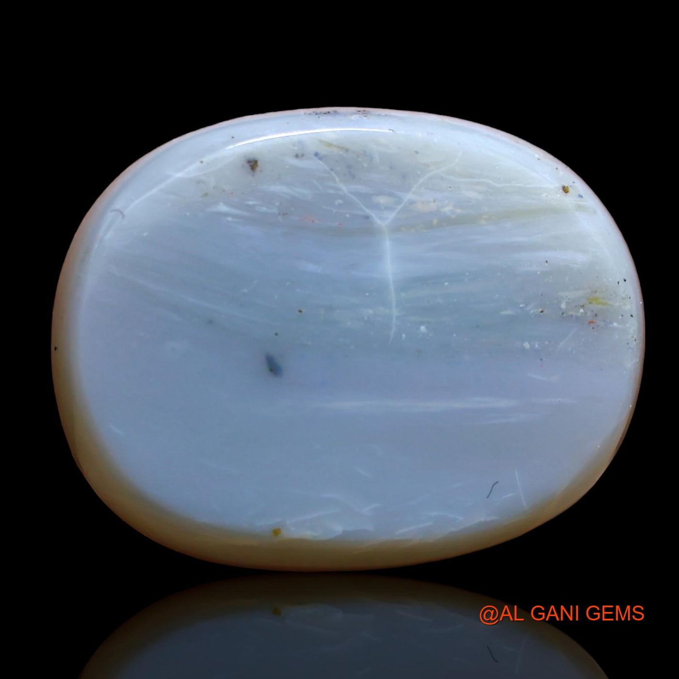 Lab-Created Untreated Doublet Opal Loose Gemstone Oval Cabochon From Australia 9.90 Cts 18x14x4 mm D-7