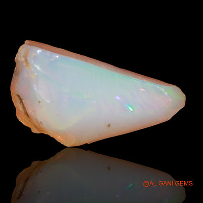 Natural Untreated Fire Opal Loose Gemstone Fancy Rough From Ethiopia 14.00 Cts 24x15x11 mm E-100