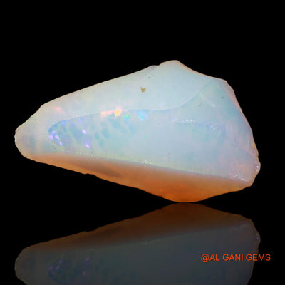 Natural Untreated Fire Opal Loose Gemstone Fancy Rough From Ethiopia 14.00 Cts 24x15x11 mm E-100
