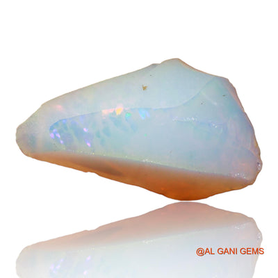 Natural Untreated Fire Opal Loose Gemstone Fancy Rough From Ethiopia 14.00 Cts 24x15x11 mm E-100
