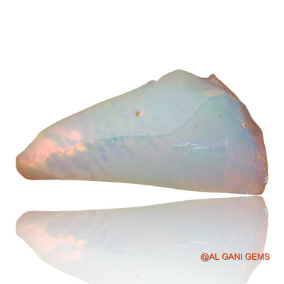 Natural Untreated Fire Opal Loose Gemstone Fancy Rough From Ethiopia 14.00 Cts 24x15x11 mm E-100