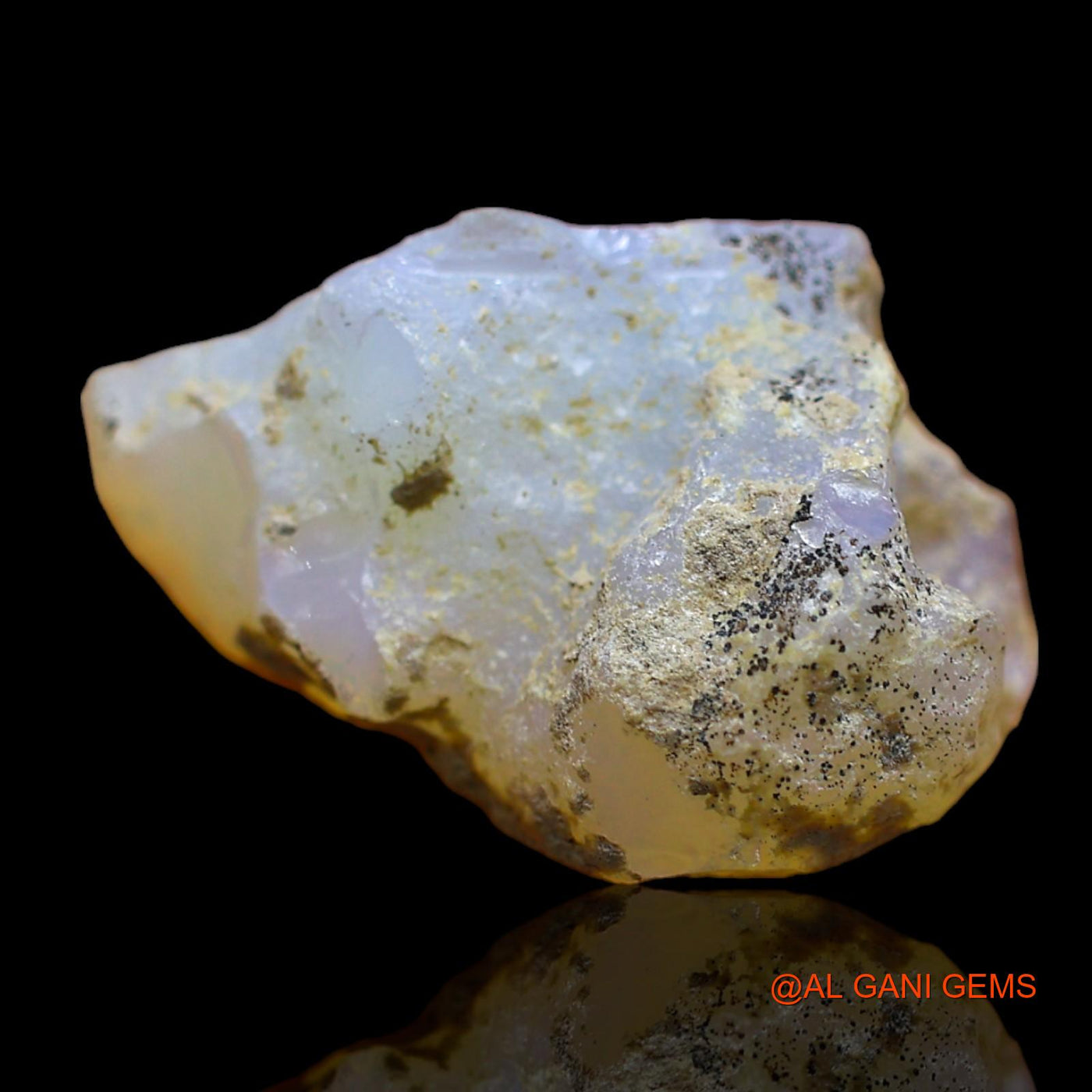 Natural Untreated Fire Opal Loose Gemstone Fancy Rough From Ethiopia 17.00 Cts 18x13x15 mm E-103