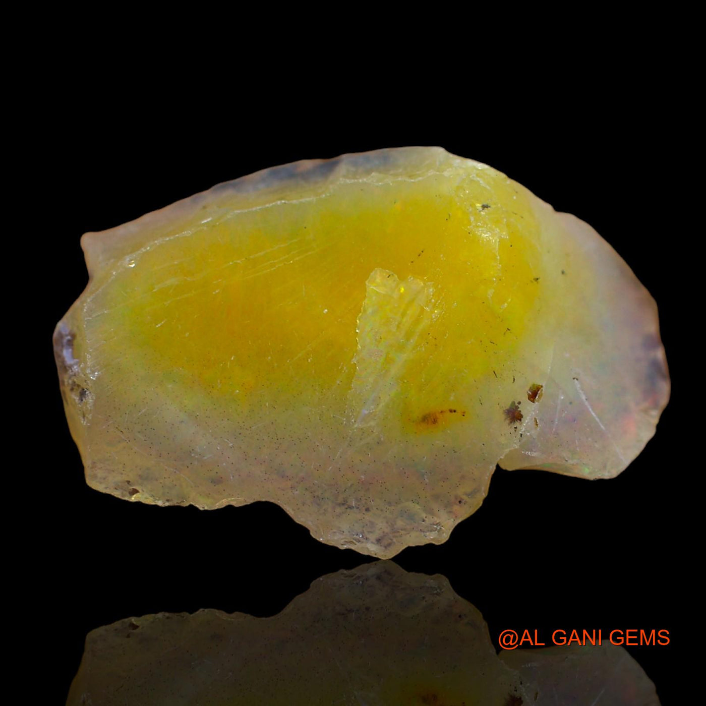 10.00 Cts Unheated Ethiopian Fire Opal Loose Gemstone Fancy Rough Natural 23x16x10 mm E-104