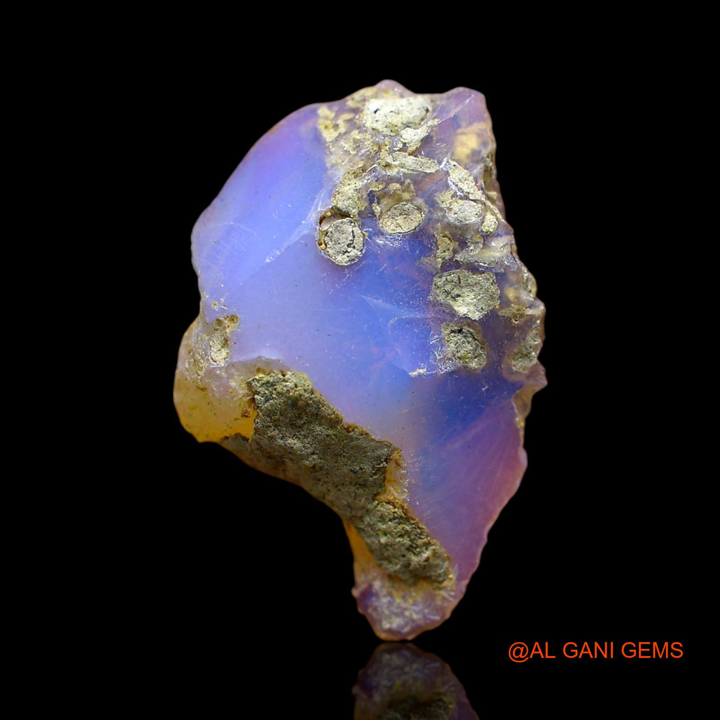 8.00 Cts Unheated Ethiopian Fire Opal Loose Gemstone Fancy Rough Natural 24x15x6 mm E-105