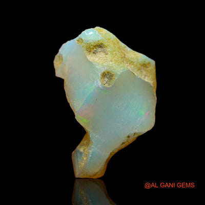 8.00 Cts Natural Ethiopian Fire Opal Fancy Rough Loose Gemstone For Jewelry 21x14x9 mm E-106