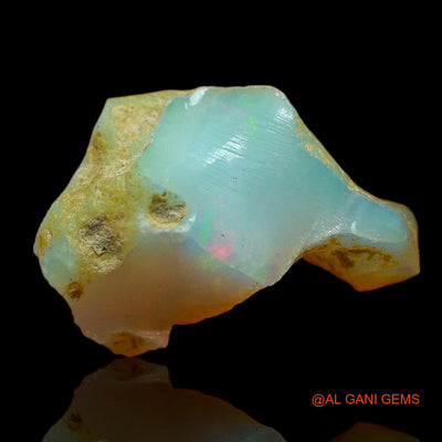 8.00 Cts Natural Ethiopian Fire Opal Fancy Rough Loose Gemstone For Jewelry 21x14x9 mm E-106