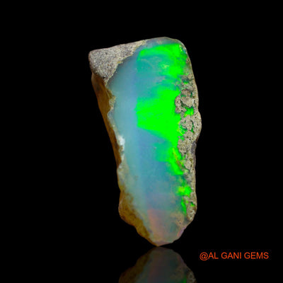 6.00 Cts Natural Ethiopian Fire Opal Loose Gemstone Fancy Rough 20x9x7 mm E-108