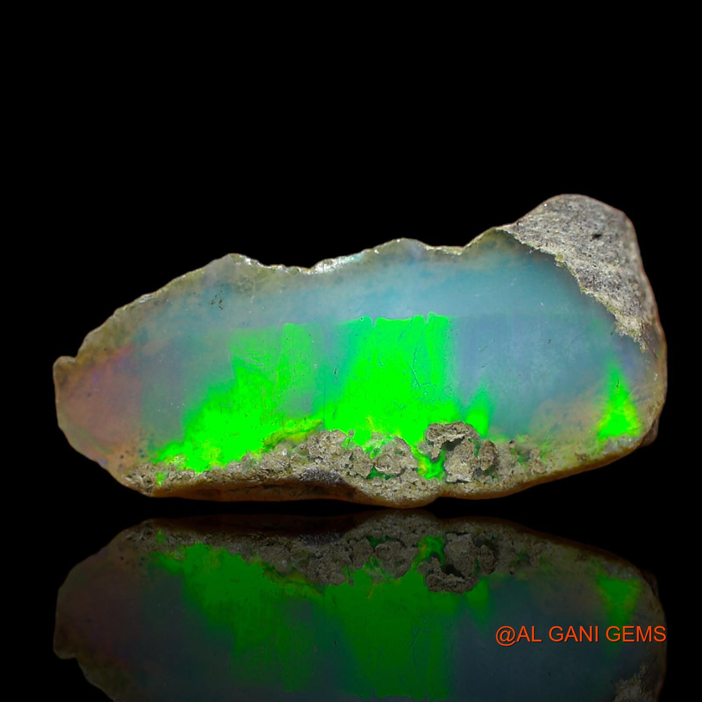 6.00 Cts Natural Ethiopian Fire Opal Loose Gemstone Fancy Rough 20x9x7 mm E-108