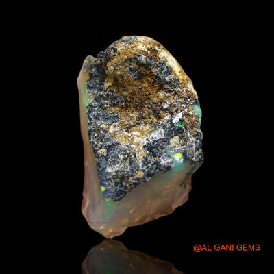 8.00 Cts Natural Ethiopian Fire Opal Loose Gemstone Fancy Rough 18x12x8 mm E-110