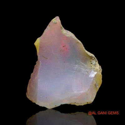 Natural Fire Opal Gemstone 6.00 Cts Loose Fancy Rough From Ethiopia 19x14x8 mm E-111