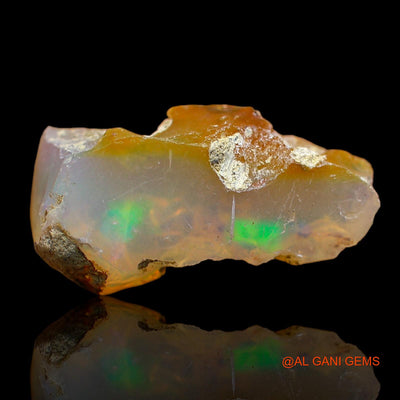 7.00 Cts Natural Ethiopian Fire Opal Loose Gemstone Fancy Rough 20x9x8 mm E-113
