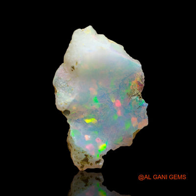 Natural Untreated Fire Opal Loose Gemstone Fancy Rough From Ethiopia 4.00 Cts 20x13x6 mm E-114